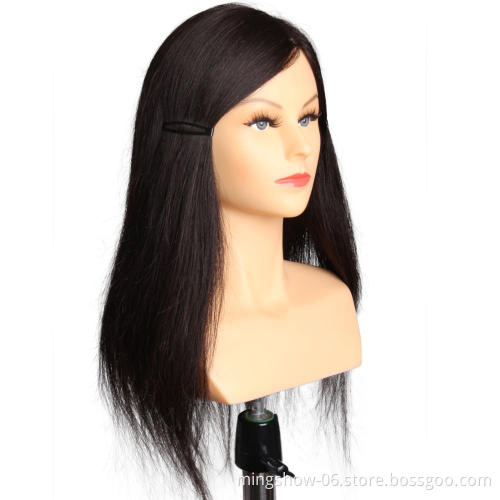 Top quality female doll head carving, mannequins female head with shoulder
